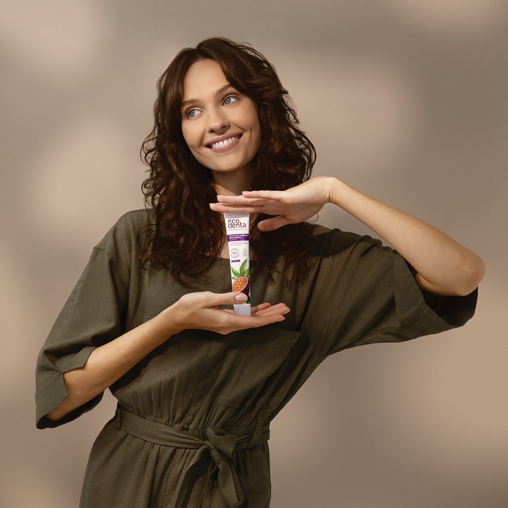 Whitening Passievrucht tandpasta met enzymen 75 ml