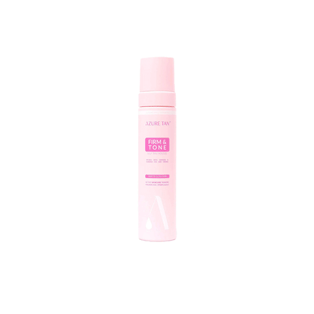 Azure Tan Firm & Tone Self Tanning Mousse – Dark to Ultra Dark zelfbruiner met cafeïne en guarana voor een verstevigde huid.