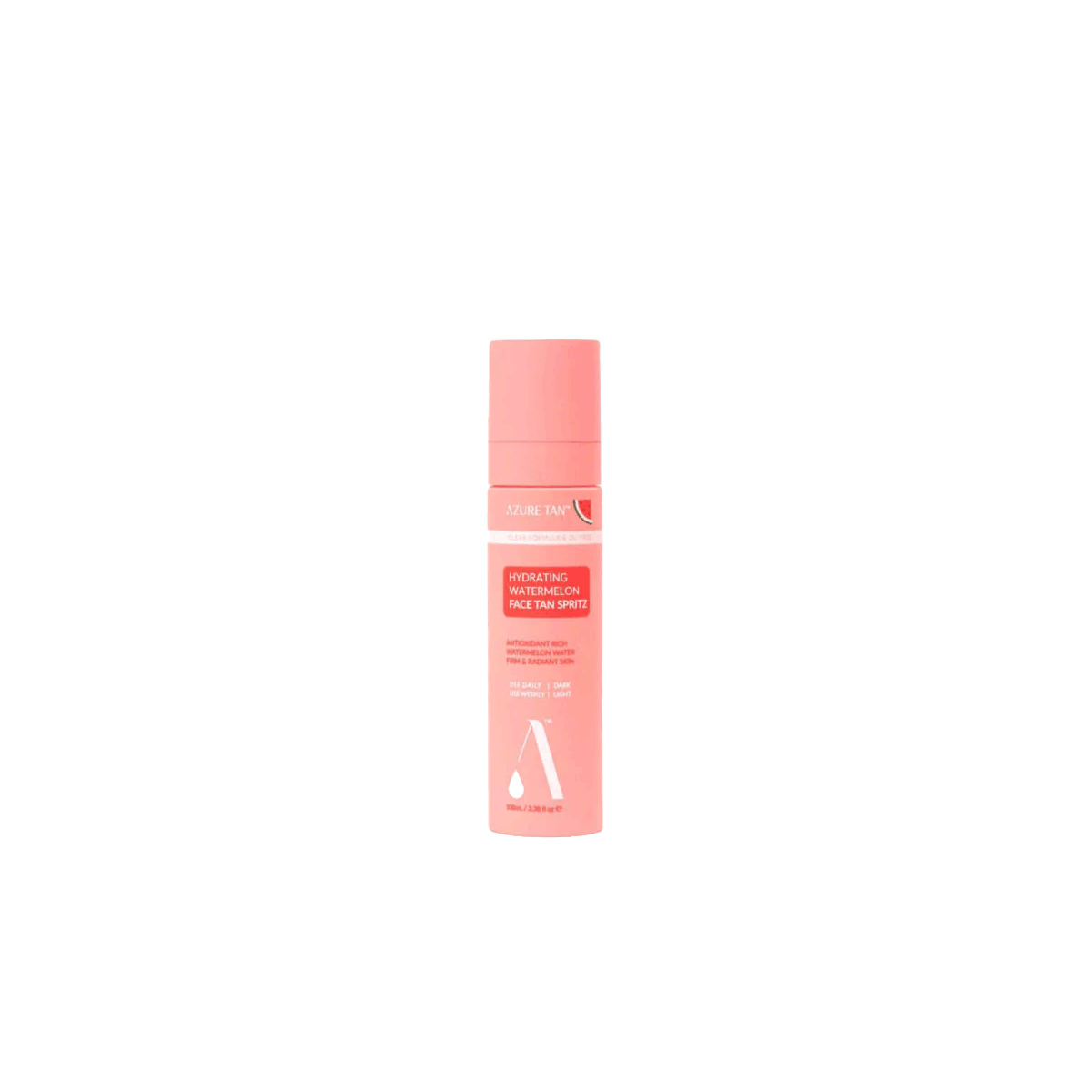 Verfris je huid met de Azure Tan Watermelon Face Tan Spritz (100ml). Een hydraterende gezichtsspray met zelfbruiner voor een streeploze, natuurlijke glow. Shop nu!