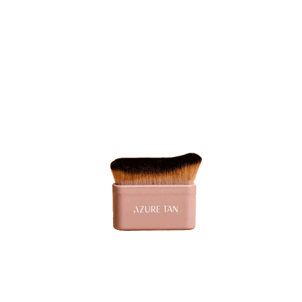 Azure Tan Kabuki Brush – Luxe blending brush met zachte synthetische haren voor een egale zelfbruining op handen en voeten.