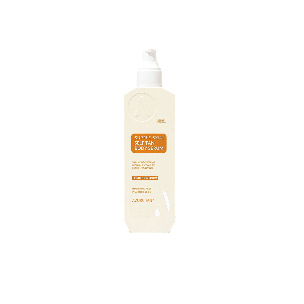 Azure Tan Supple Skin Body Tanning Serum – Hydraterend zelfbruiner serum voor een lichte tot medium natuurlijke glans.