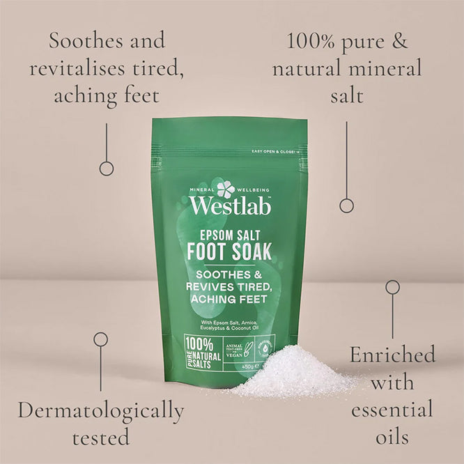 Foot soak Epsom zout