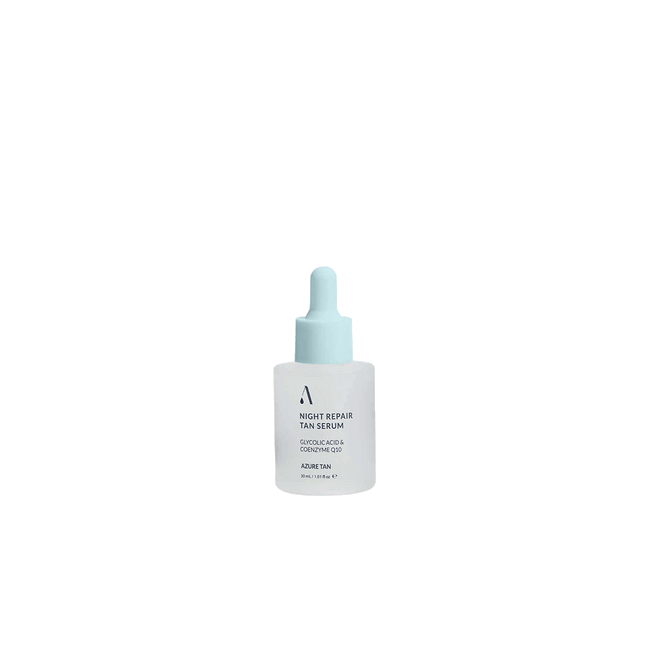 Azure Tan Night Repair Face Tan Serum voor een stralende teint