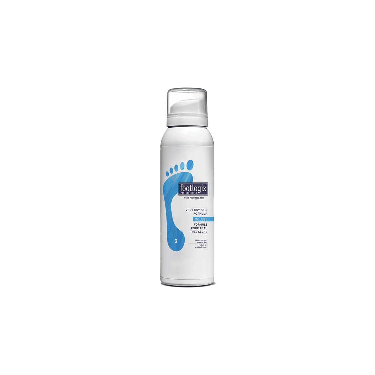 Footlogix Very Dry Skin Formula 125ml mousse voor intensieve hydratatie bij Manik