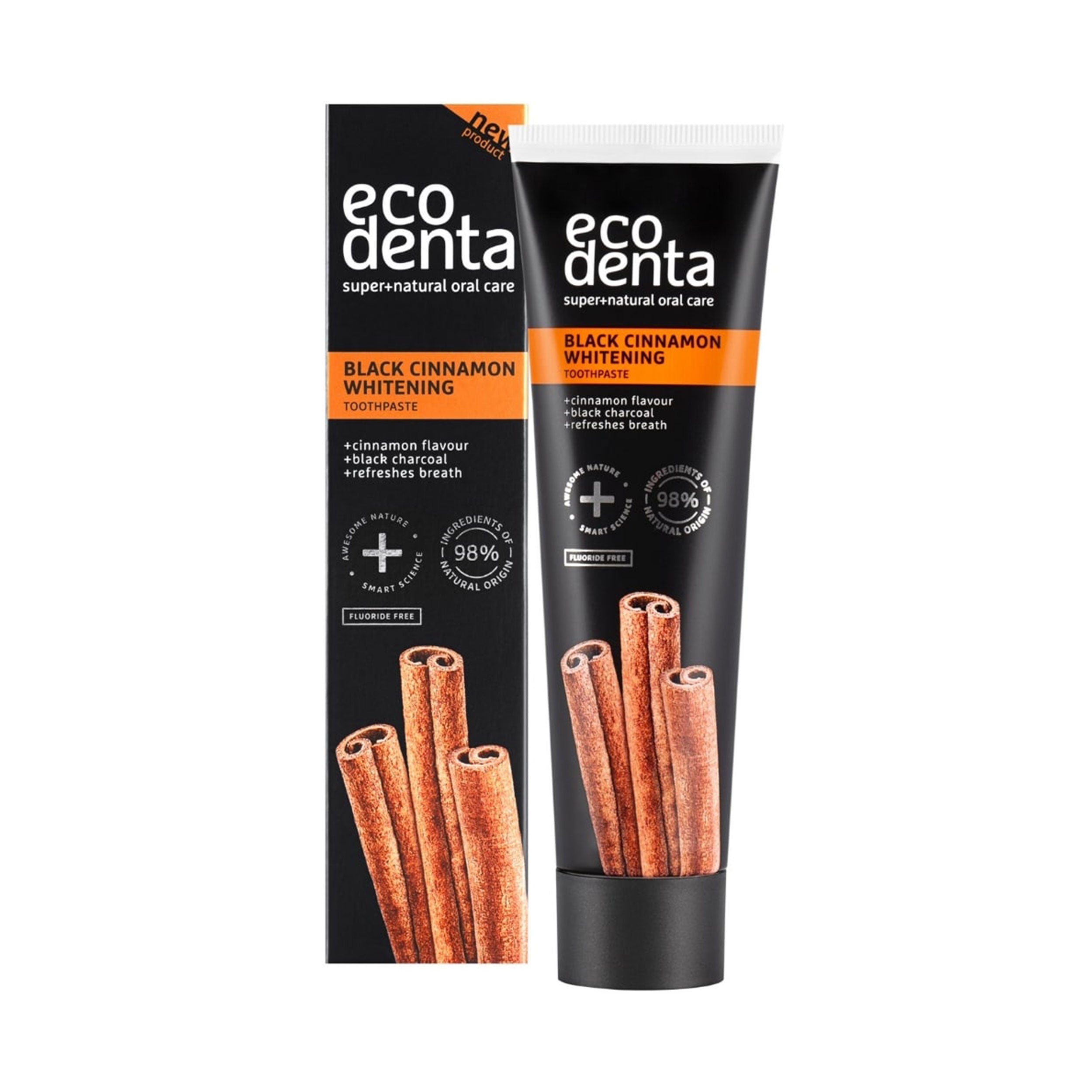 Black Whitening Tandpasta Kaneel 100ml