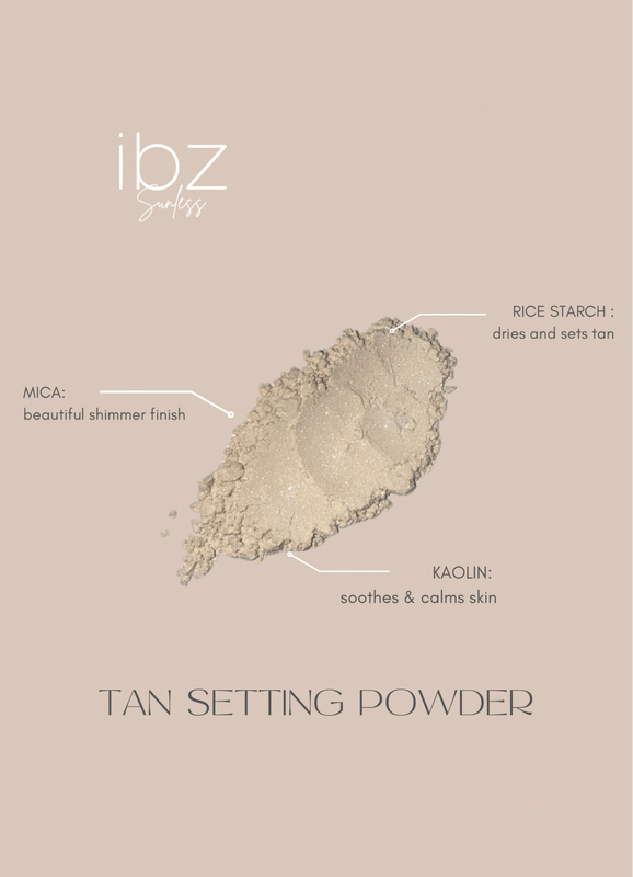 IBZ Sunless Tan Setting Powder – The Refill 100g