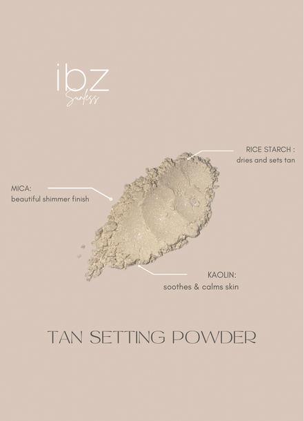 IBZ Sunless Tan Setting Powder – The Refill 100g