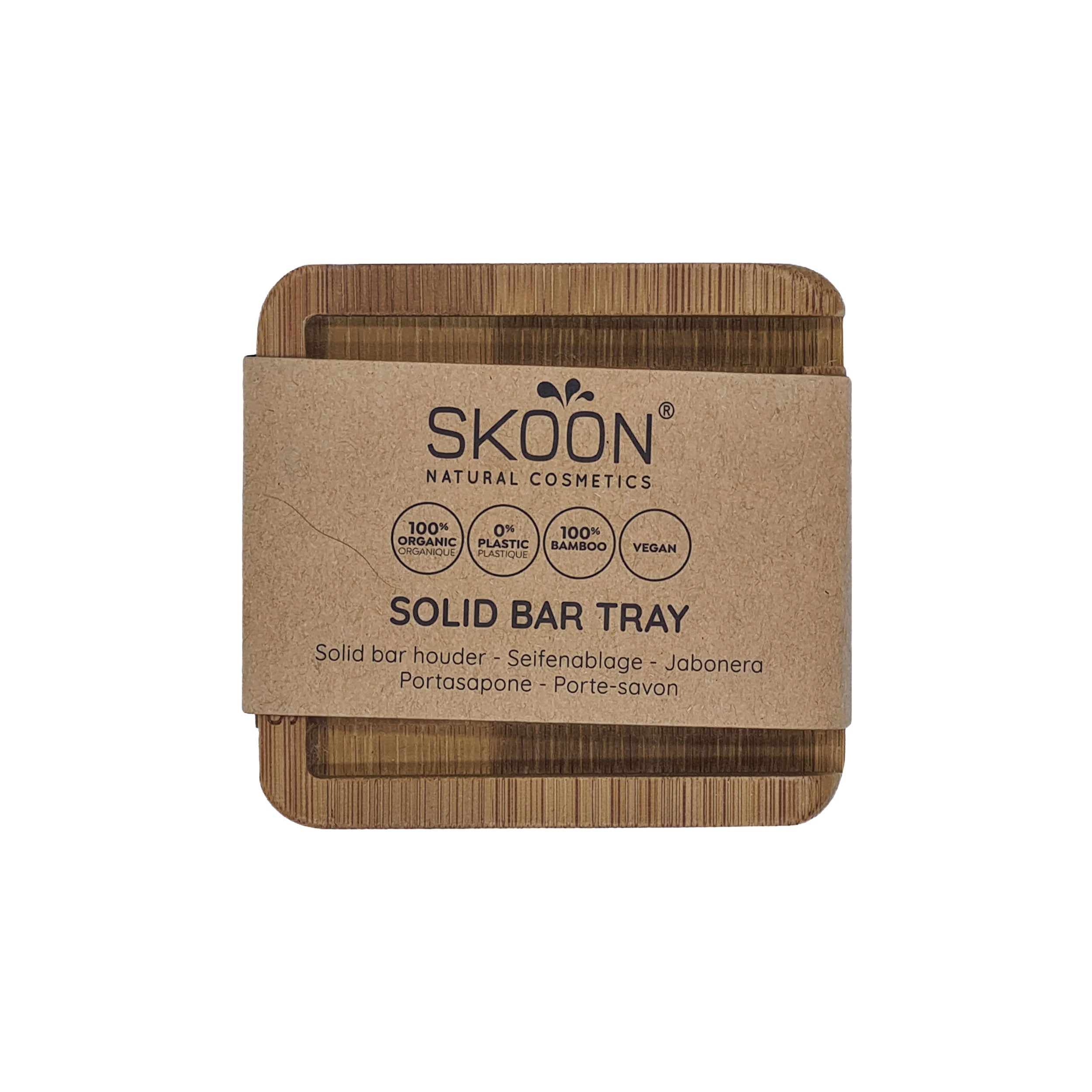 Bamboo Solid Bar Houder voor 1 bar