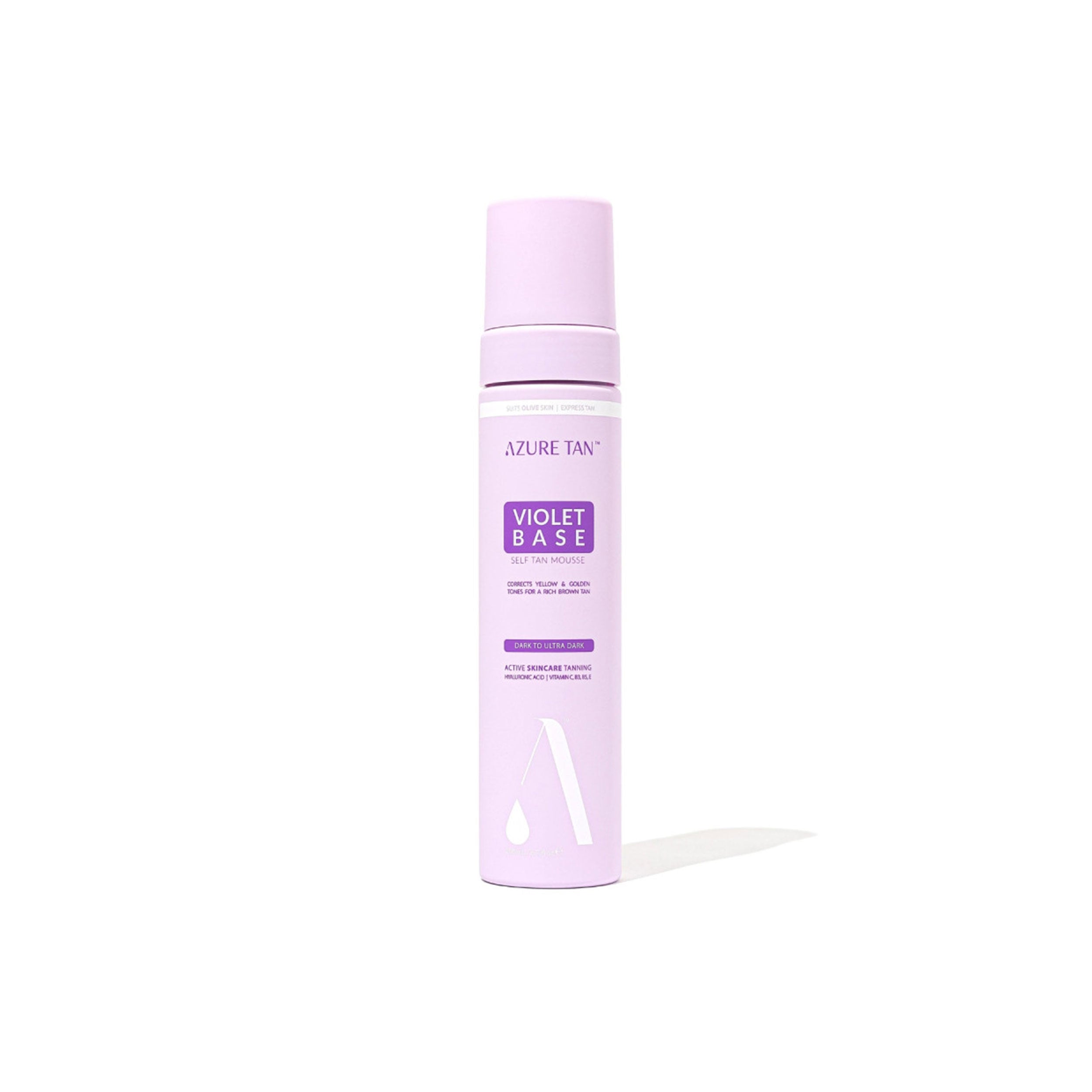 Violet Base – Dark to Ultra Dark Self Tanning Mousse